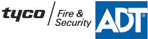 ADT logo - fire prevention, home and residential security and safety